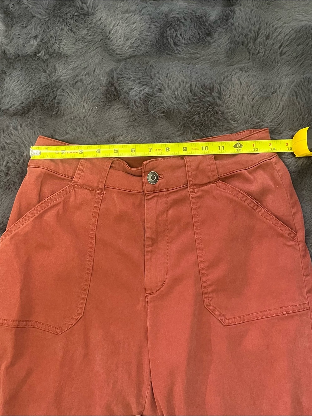 Joie Woman’s wide leg pants Terracotta Lyocell/Cotton Size 8 - Picture 10 of 13